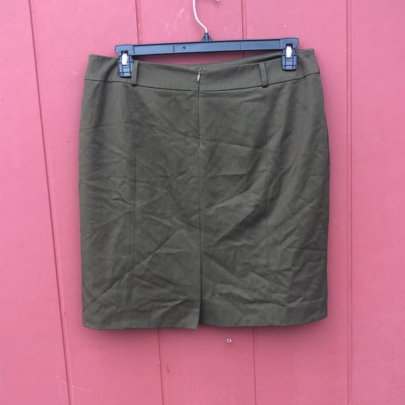 Antonio Melani olive green pencil skirt size 14 - Picture 2 of 4